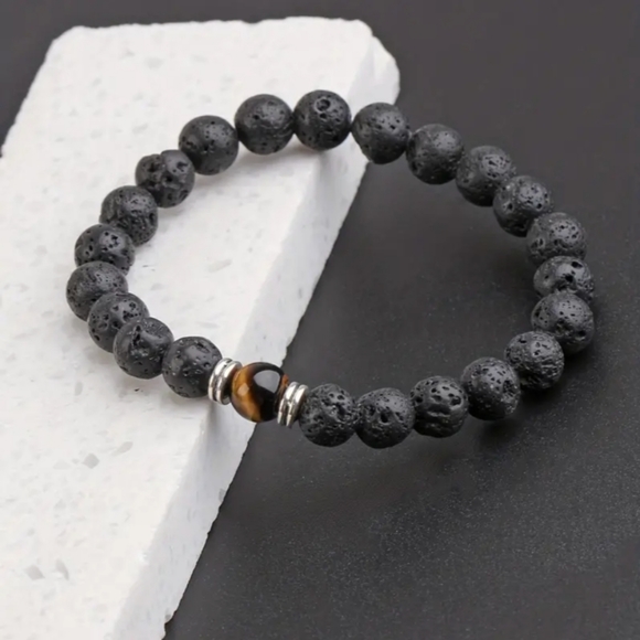 Other - Natural land stone beaded bracelet